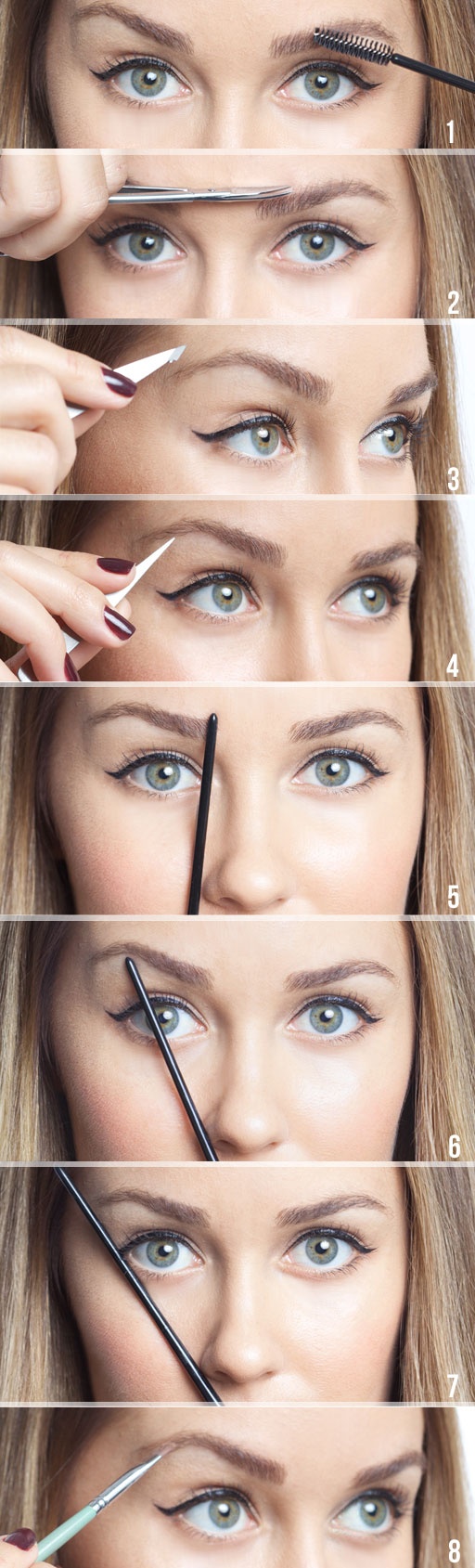 Cómo dar forma y maquillar las cejas, tutoriales paso a paso • Maquillarse  los ojos