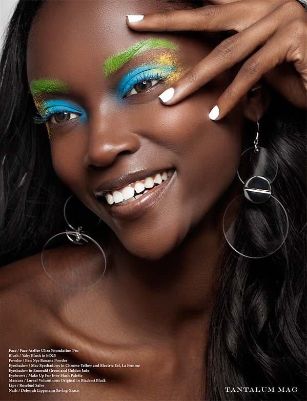 Ideas maquillaje de fantasía para chicas de raza negra 4
