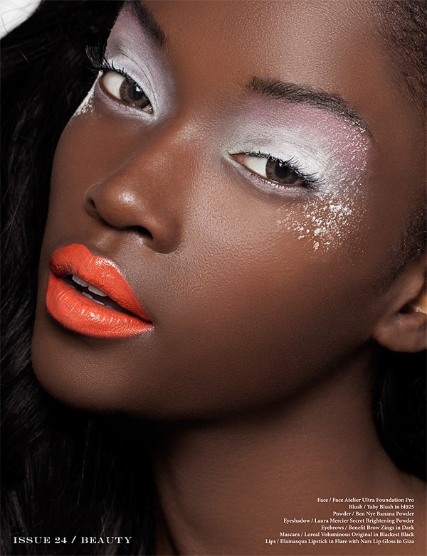 Ideas maquillaje de fantasía para chicas de raza negra 2