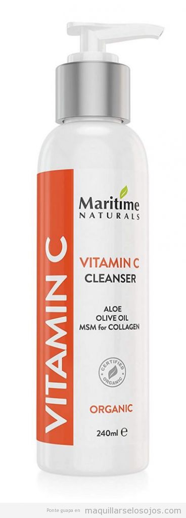Limpiador facial vitamina C Natural Maritims